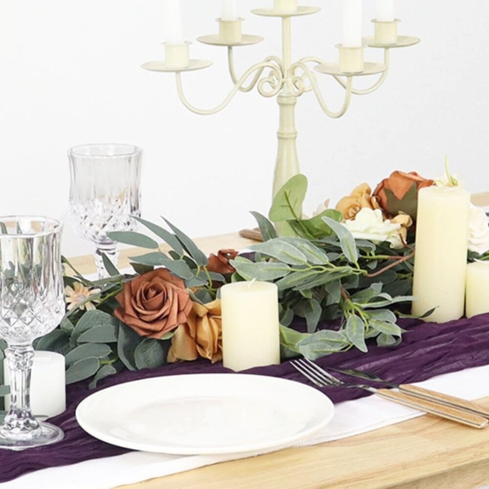 Table Runners - Dark Plum (5) - Picture 5 of 6